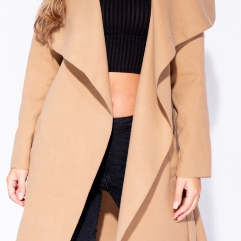 Camel Shawl Jacket